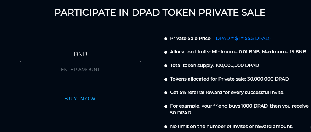 dpad-token-private-sale-desktop-view